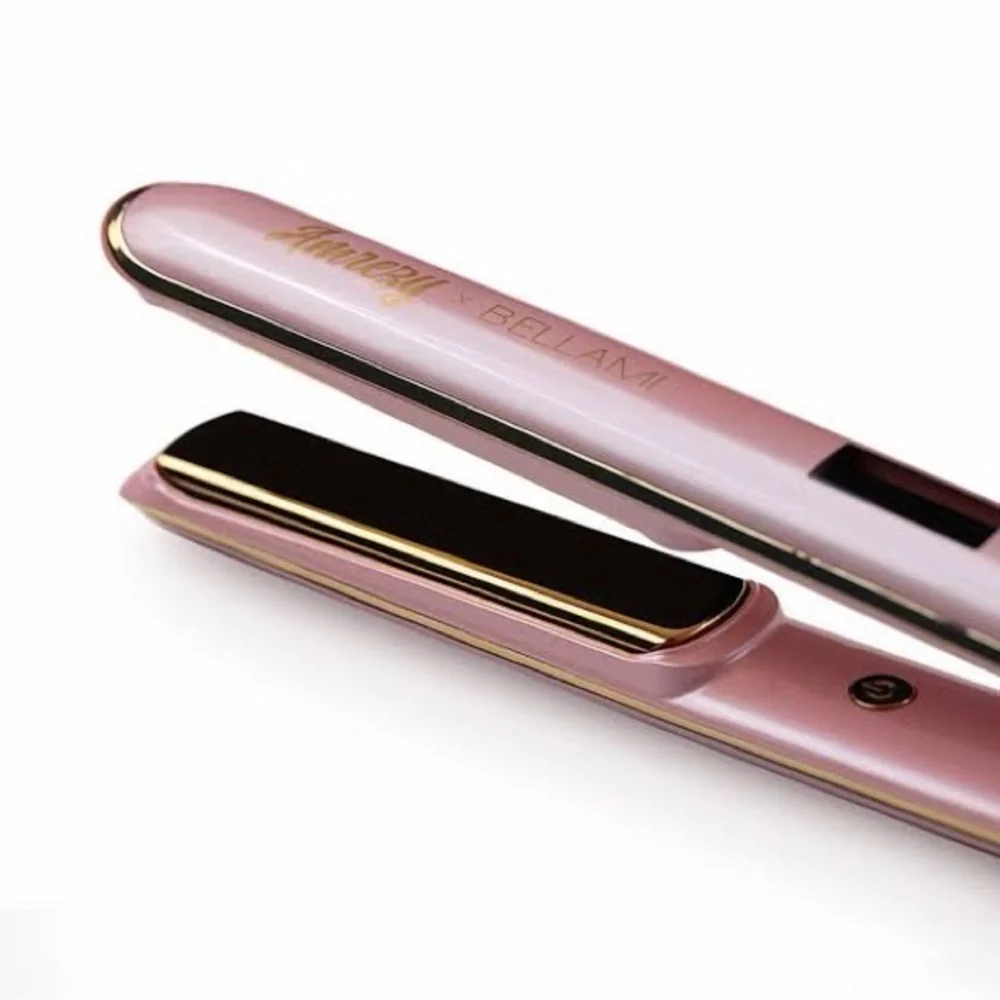 AMREZY x BELLAMI Limited Edition Pink Professional Flat Iron — NEW, SEALED 💕